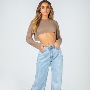 Princess Polly Cooper Long sleeve top